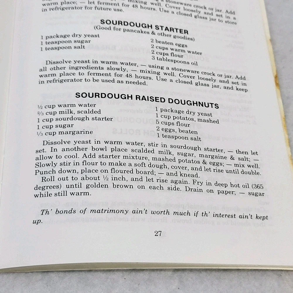 Mom's Cookin' Spiced With Country Sayin's 1986 Ozark Maid Cookbook Les Blair